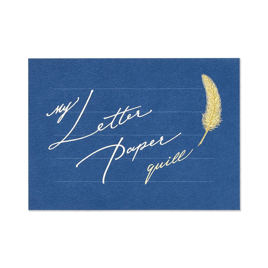 My letter paper quill Memo Pad（S）