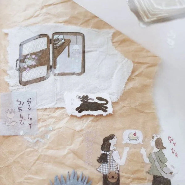 Misshoegg Afternoon tea pet tape journalpages