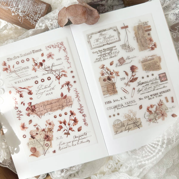 【21】 JOURNAL PAGES  FALLING FOR FALL箔押し Journal Pages 