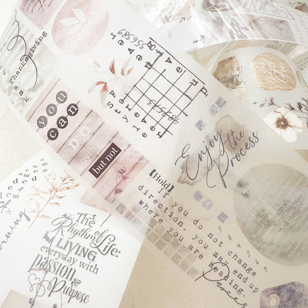 Journal Pages “Be your better self “ pet tape & washi tape