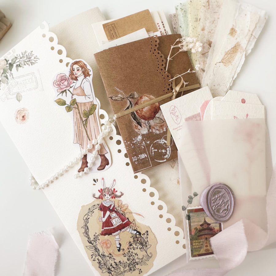 Journal Pages < To: > notecard & paper bundle