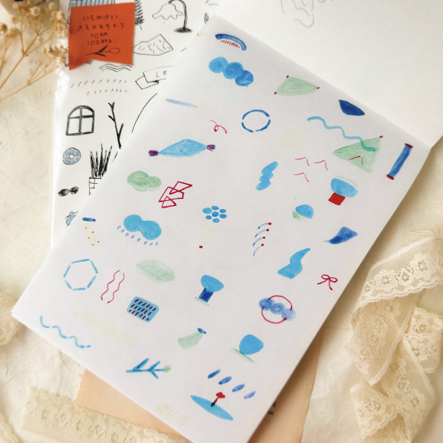 Isonokei paper pad - rectangle