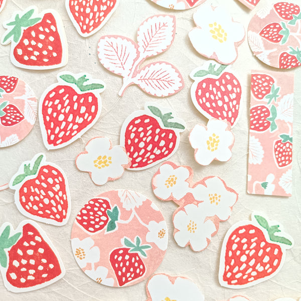 Strawberry stickers