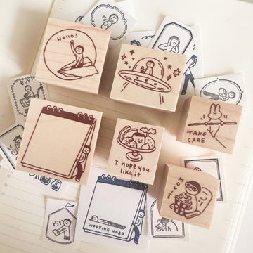 Littlelulu lifestyle rubber stamps