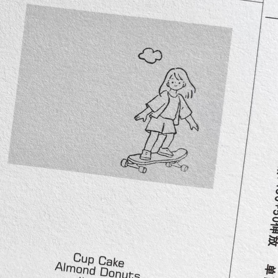 B.Book Girl's Daily Rubber Stamps