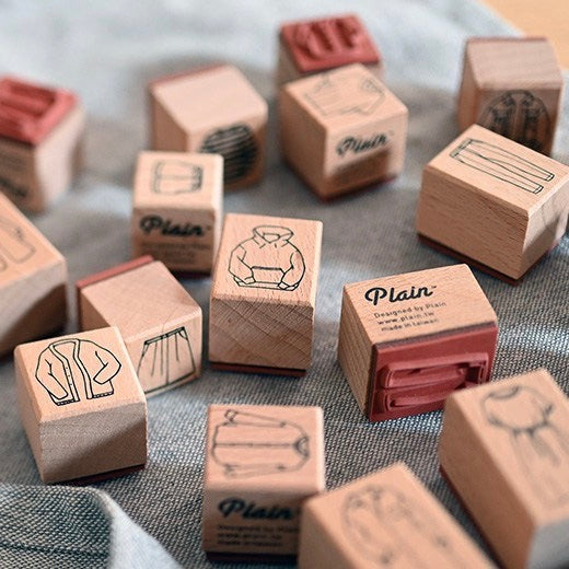Plain Stationery Tryin' on Rubber Stamp