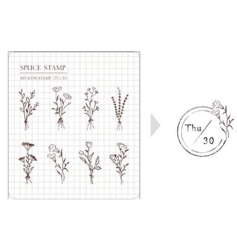 MU Clear Splice Stamp Set - Botanical lV