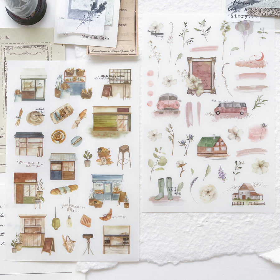 Journal Pages print on sticker - collect beautiful moments