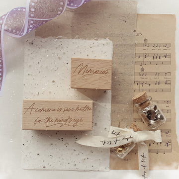 Journal Pages《Puzzles of Life》words Rubber Stamps