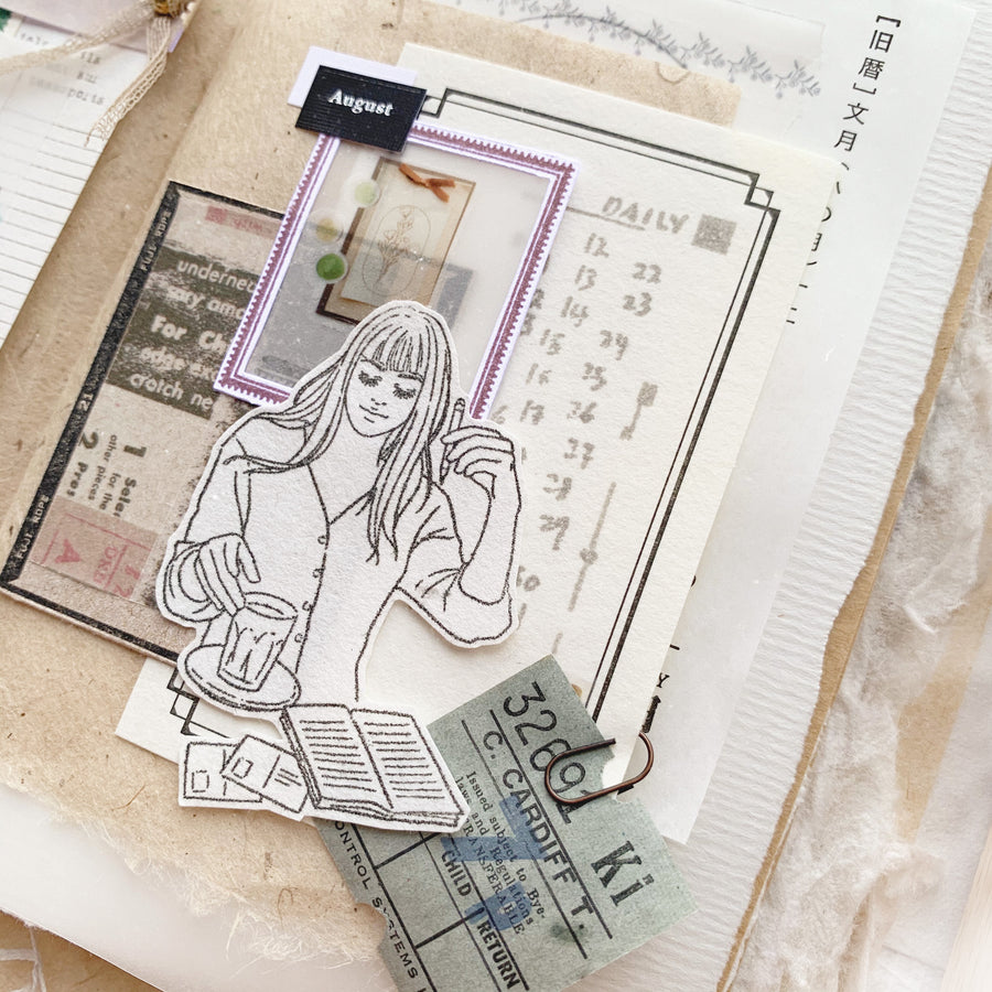 Journal Pages x Windry Ramadhina Everyday girls rubber stamp