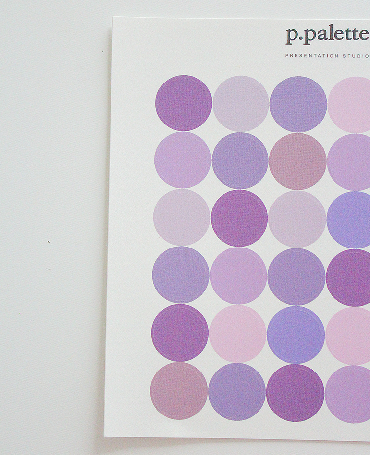P.Palette purple Palette sticker