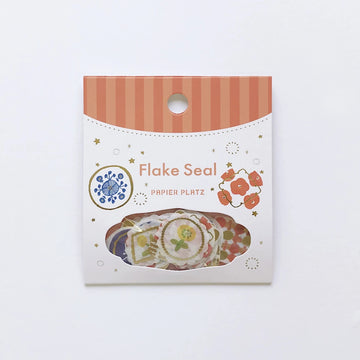 Papier Platz seal washi sticker - Flower