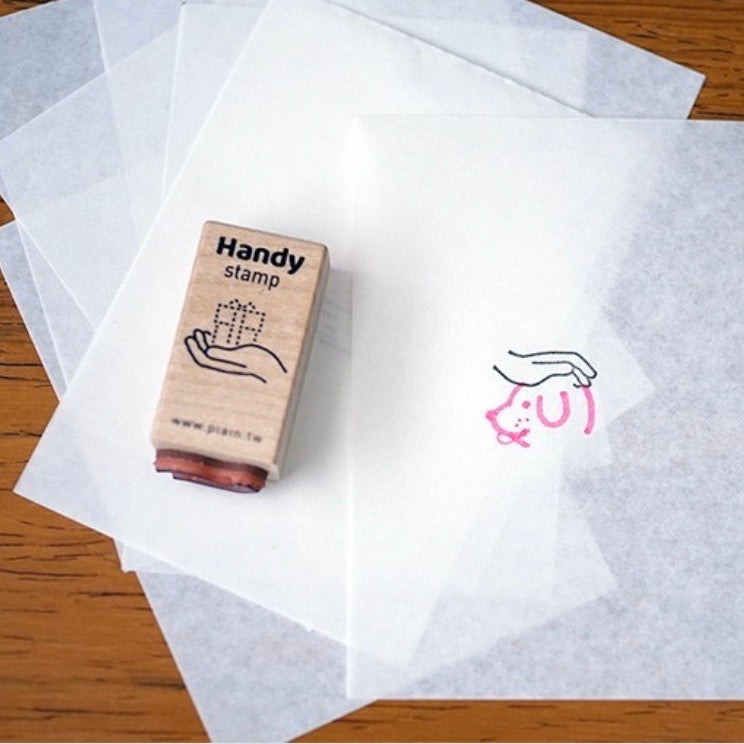 Plain Stationery Handy Rubber Stamp