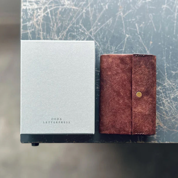 Oeda letterpress x M5 DIARY LEATHER COVER