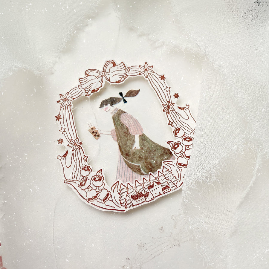 Ivysnow rubber stamp - Swan Theater