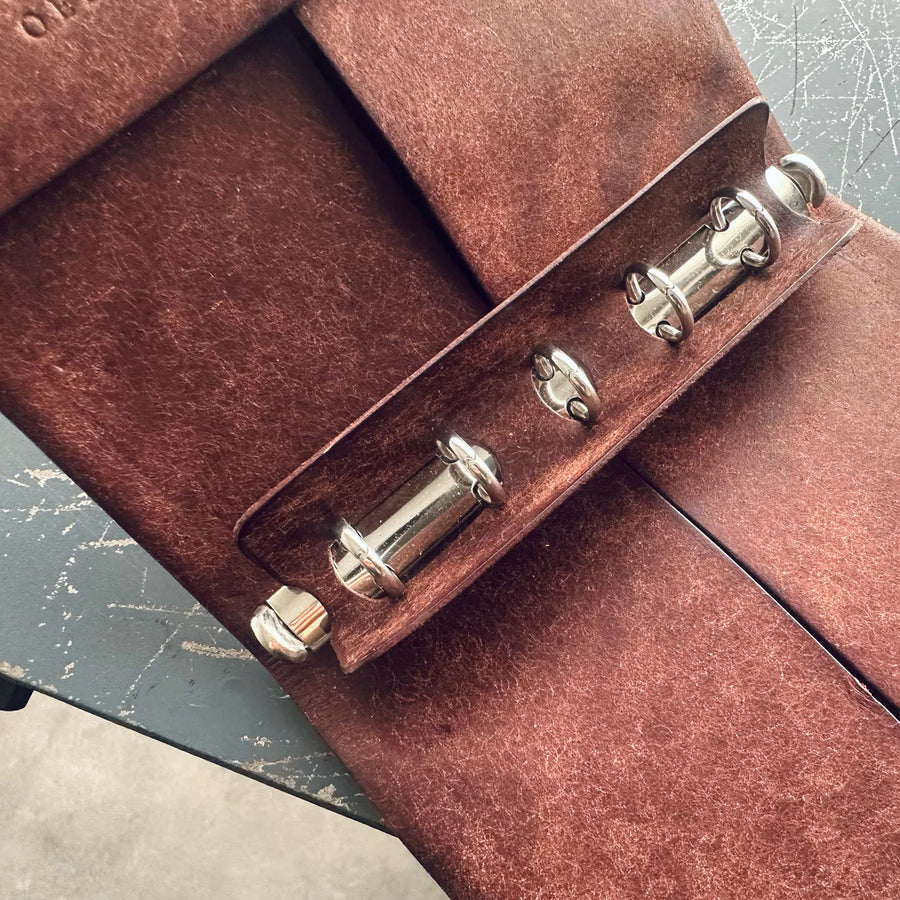 Oeda letterpress x M5 DIARY LEATHER COVER