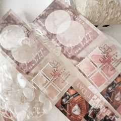 Journal Pages “Dear you” washi tape & pet tape
