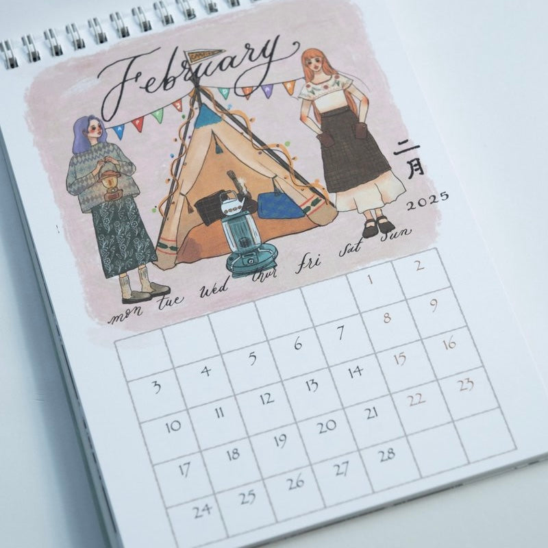 LDV 2025 triangle desk calendar