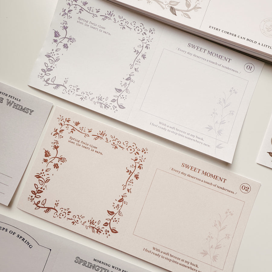Wwiinngg notepad - blossom dreamland