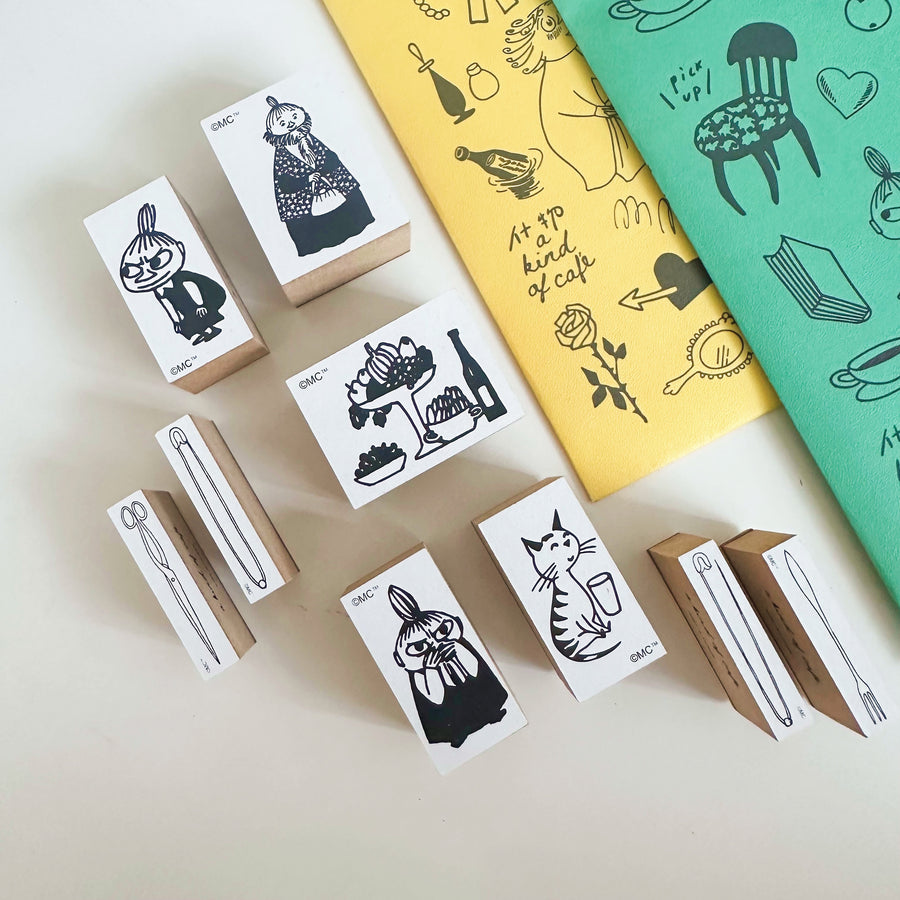 A kind of café 什物 x moomin rubber stamps(Limited edition)