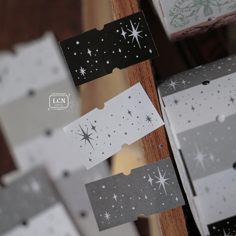 LCN label stickers - The stars / The moon