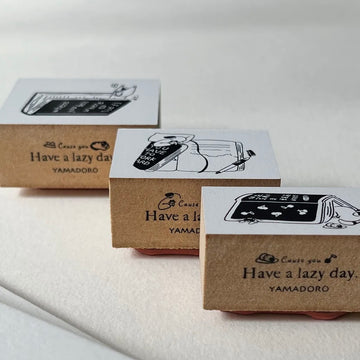 Yamadoro “cause you have a lazy day”  Rubber Stamp