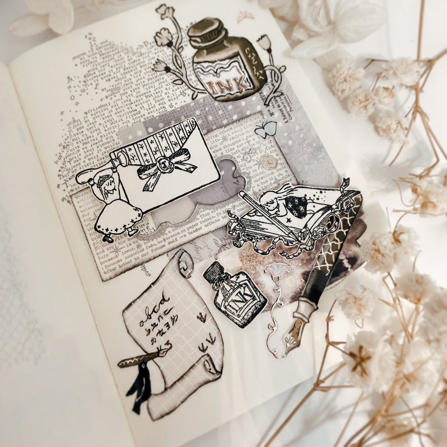 (Pre-order) SLM x Misshoegg MissPaperie rose gold foil Pet Tape