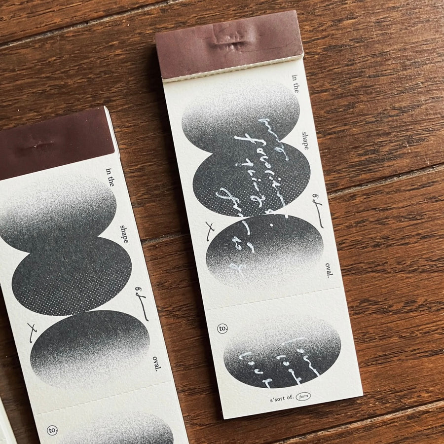 somesortoffern Vintage Tear-off Memo Pad