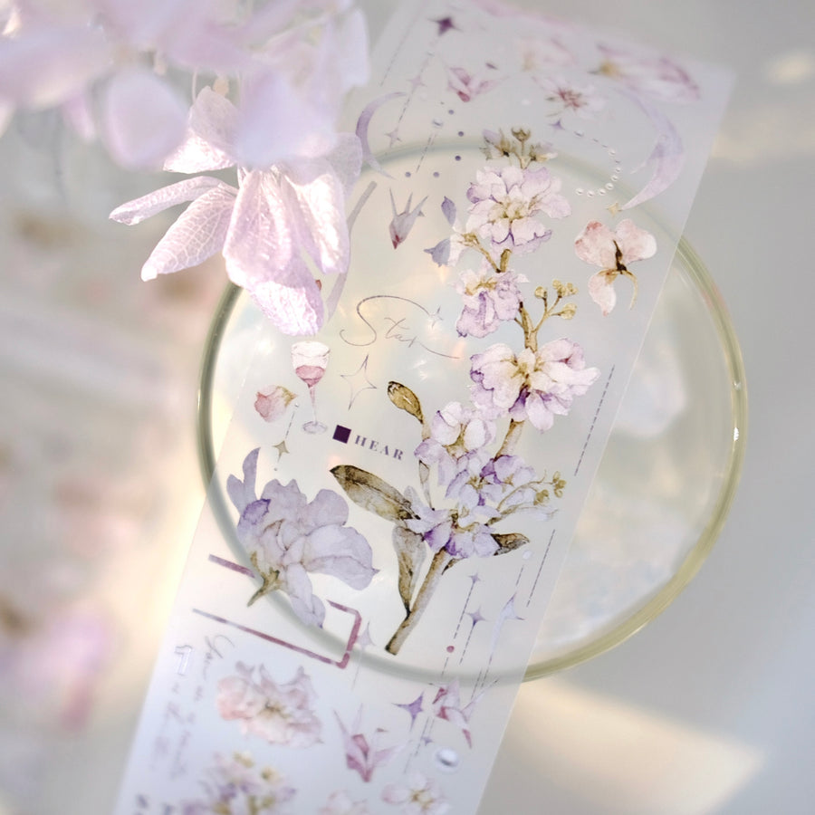 Freckles Tea Vol. 4 floating dream florist washi tape & pet tape