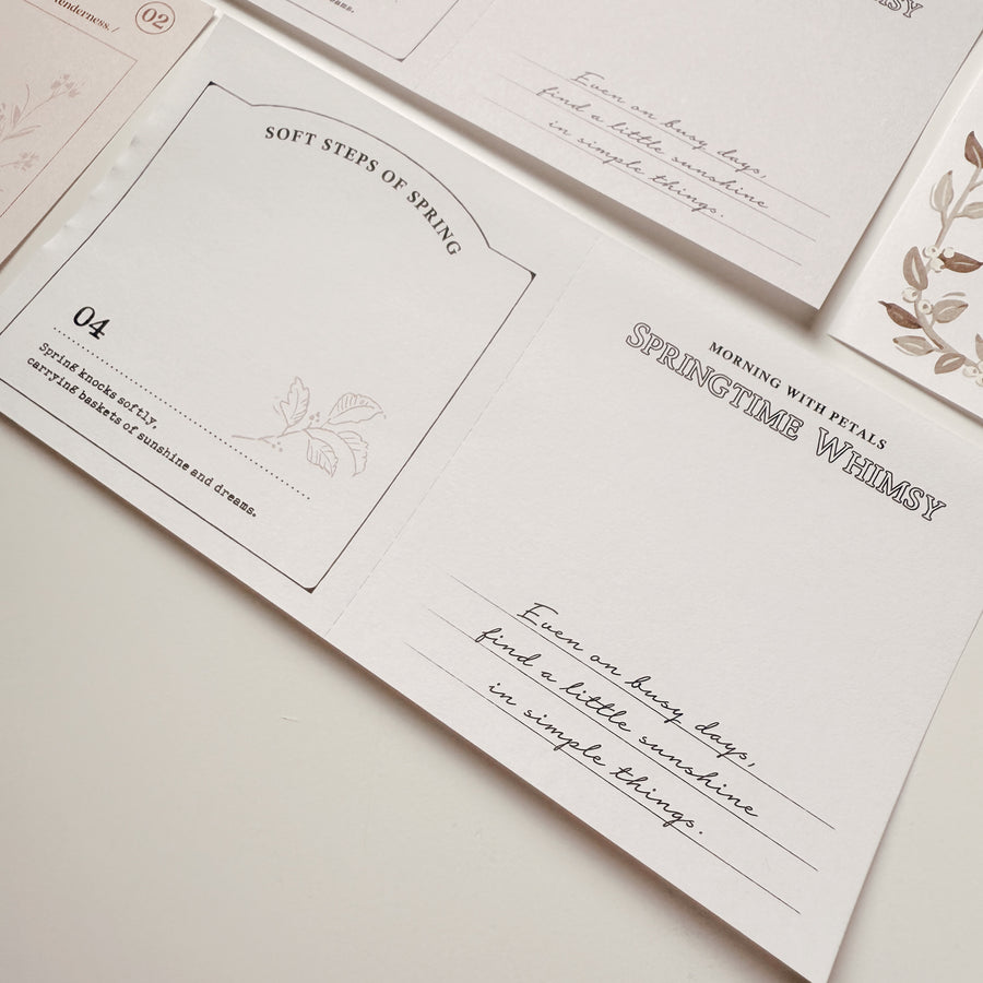 Wwiinngg notepad - blossom dreamland
