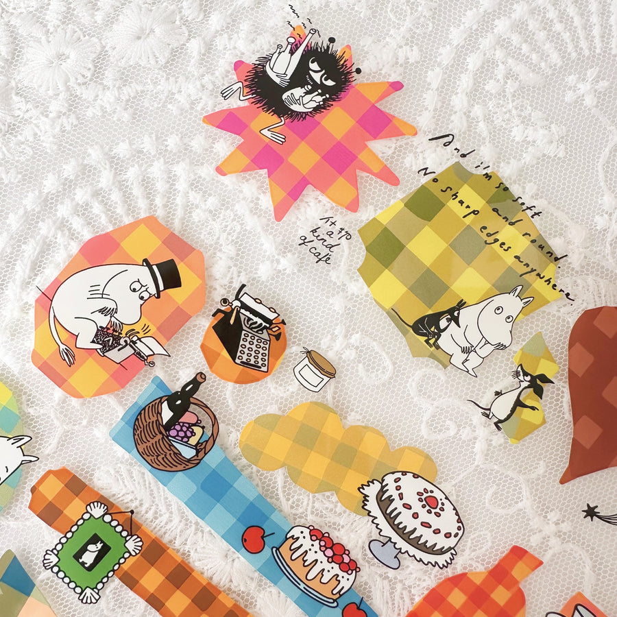 A kind of café 什物 x moomin Play with plaid pet tape(Limited edition)