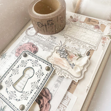 Journal Pages x Lamp x Paperi antique key washi tape