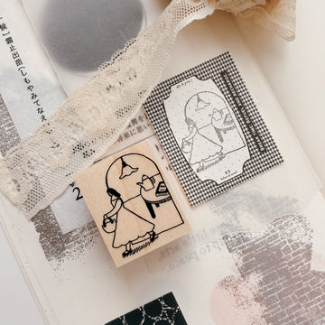 Kin.iro.hitode rubber stamp - ready to go out