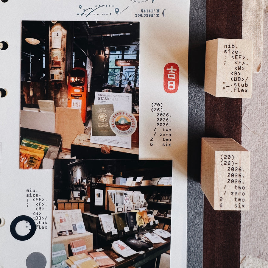 Penspapersplanner rubber Stamps - travel series