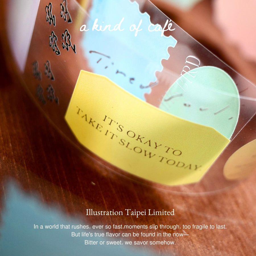 A kind of café 什物 Illustration Silver foil PET Tape - limited Taipei