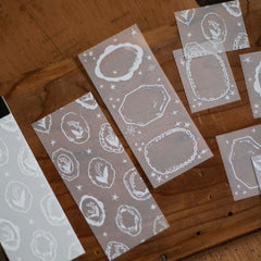 Loidesign Lily of the Valley Collection – Flower Tray Tracing Paper Memo Pad