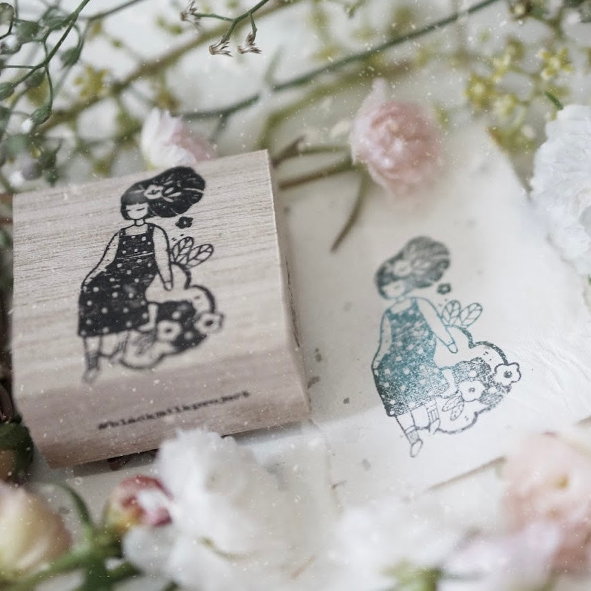 Black Milk Project Birds II series Rubber Stamp - Miss Bella