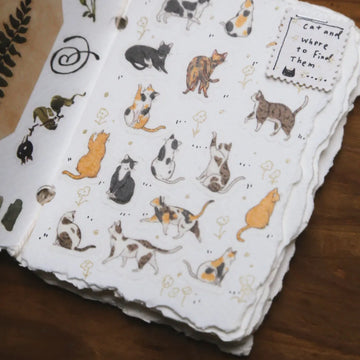 Modaizhi Meow Meow Meow Die-cut Washi Tape