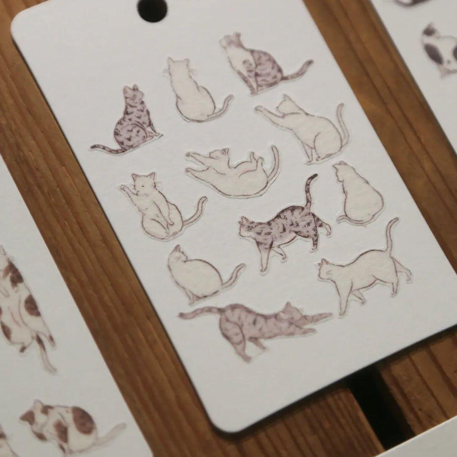 Modaizhi Meow Meow Meow Die-cut Washi Tape
