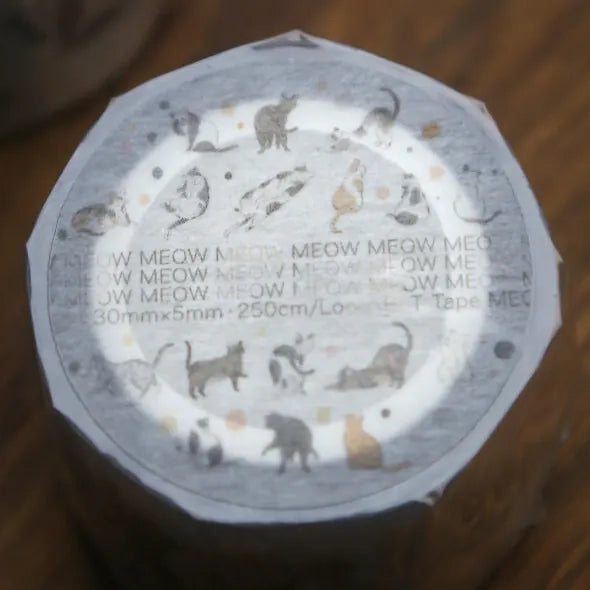 Modaizhi Meow Meow Meow Die-cut Pet Tape