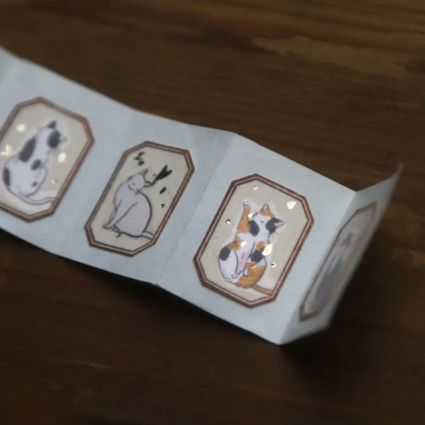 Modaizhi Meow Meow Meow Die-cut Pet Tape