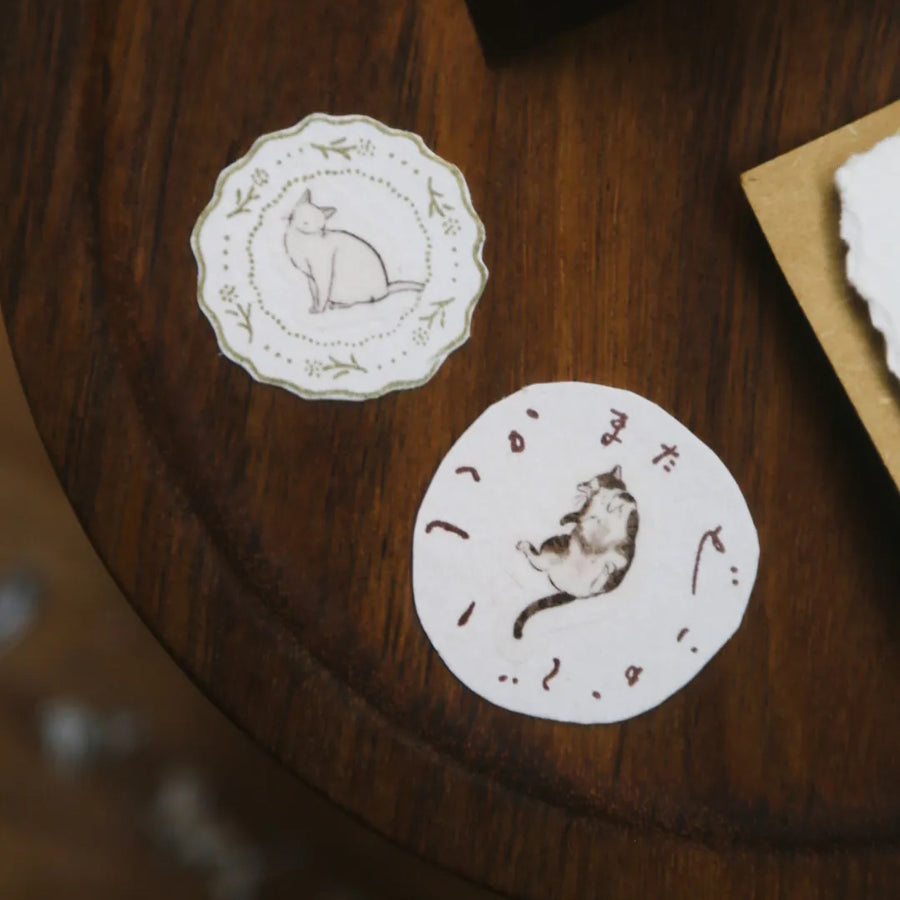 Modaizhi Meow Meow Meow Die-cut Washi Tape