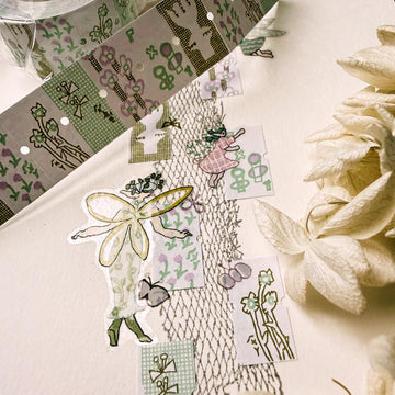 Misshoegg meadow Flower label sticker