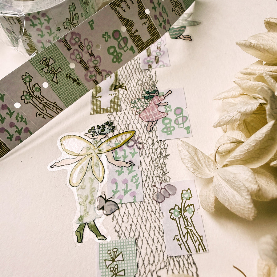 Misshoegg meadow Flower label sticker