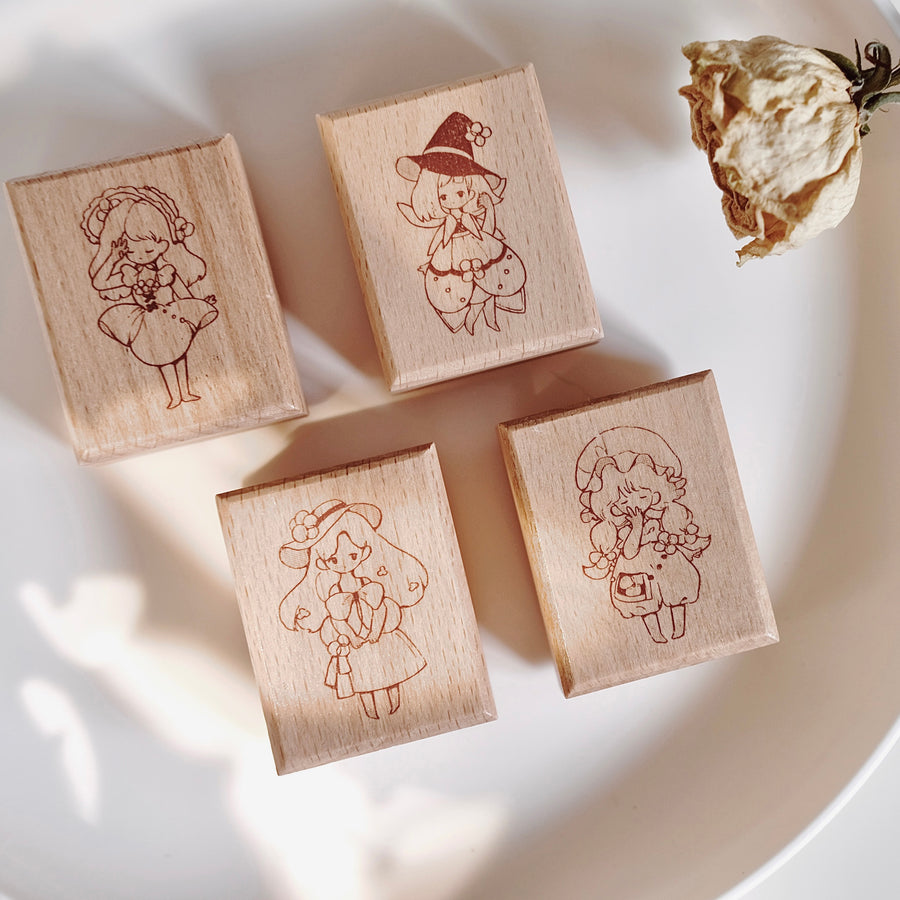 Freckles Tea Vol.4 rubber stamp set