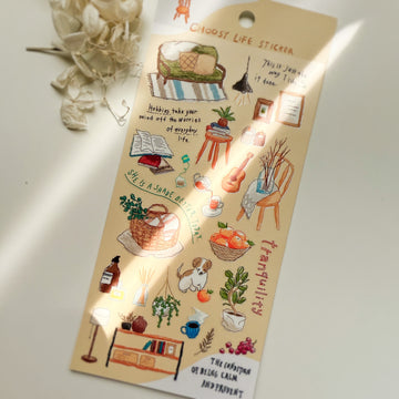 Mind Wave choosy life sticker- interior