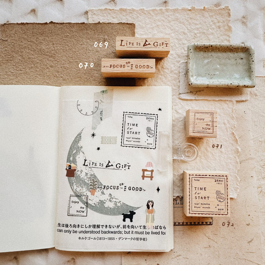 Penspapersplanner rubber Stamps - Series 7.1/ LIFE IS A GIFT