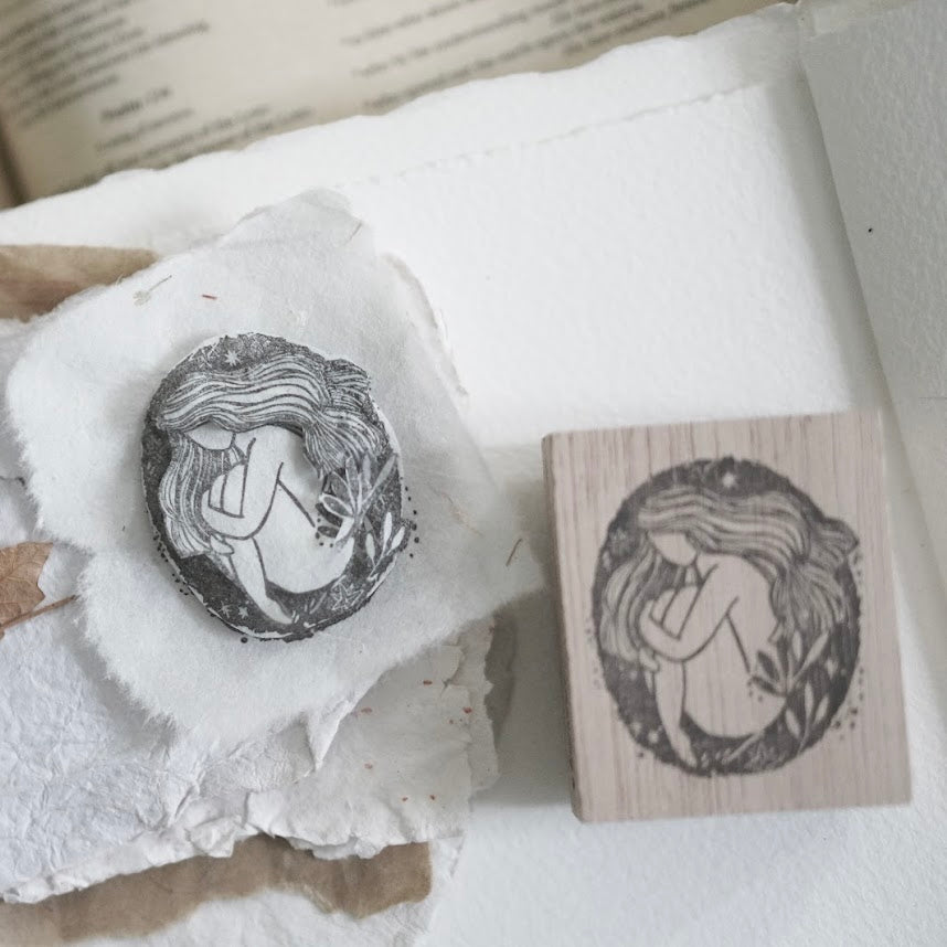 Black Milk Project “Prayer series ” Rubber Stamp - Stillness