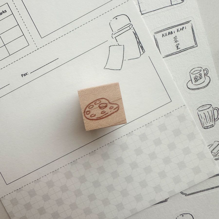 wenyea's illustration rubber stamps - watercolour