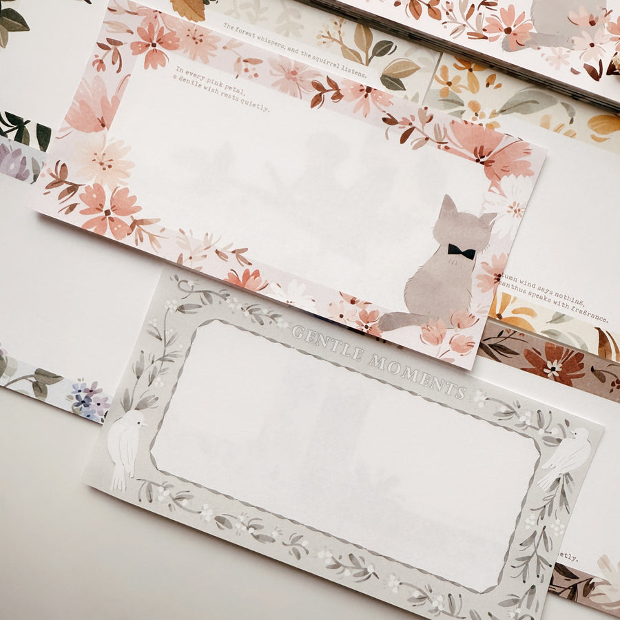 Wwiinngg notepad - celebration of petals - 02